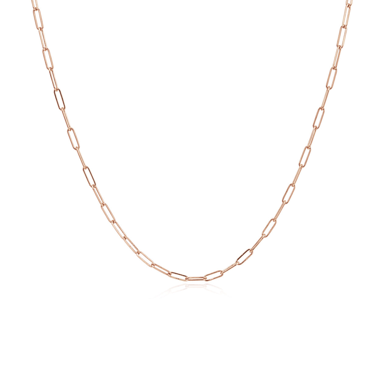 Small Paperclip Necklace Chain