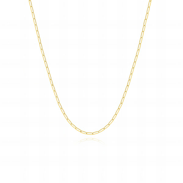 Small Paperclip Necklace Chain