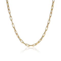 Small Rounded Paperclip Necklace