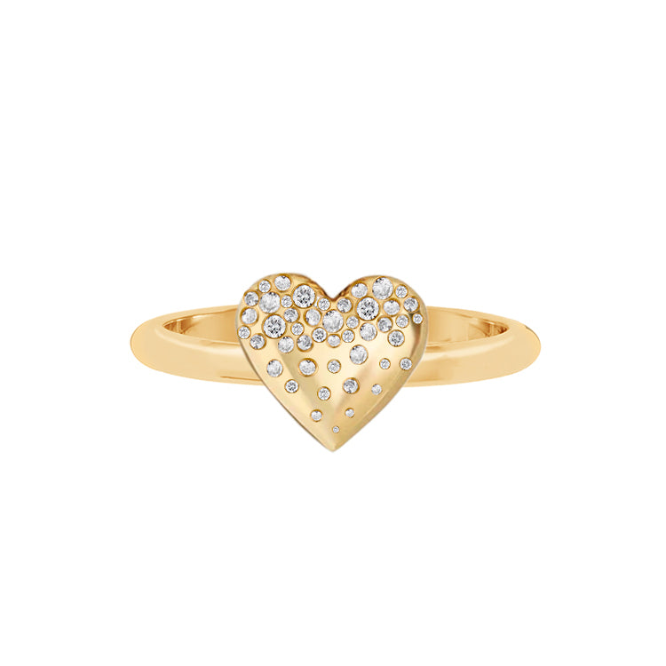 Dripping Scattered Heart Ring