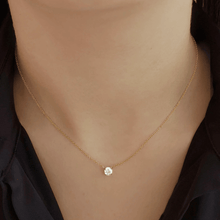 Load image into Gallery viewer, Small Solitaire Diamond Necklace
