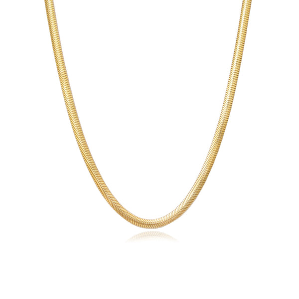 Gold Snake Necklace