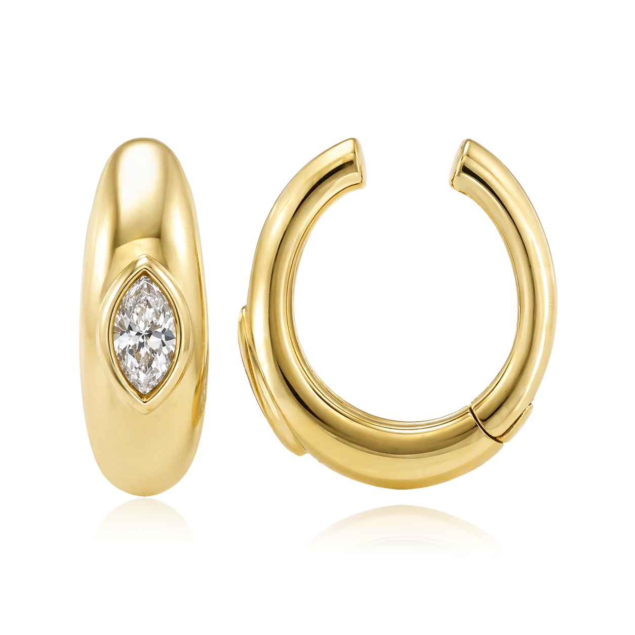 Solitaire Diamond Ear Cuff