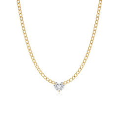 Solitaire Lab Diamond Necklace