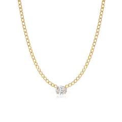 Solitaire Lab Diamond Necklace