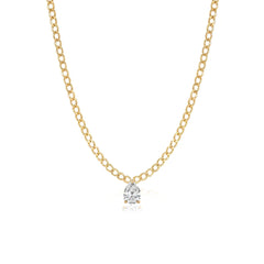Solitaire Lab Diamond Necklace
