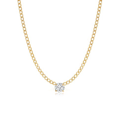 Solitaire Lab Diamond Necklace