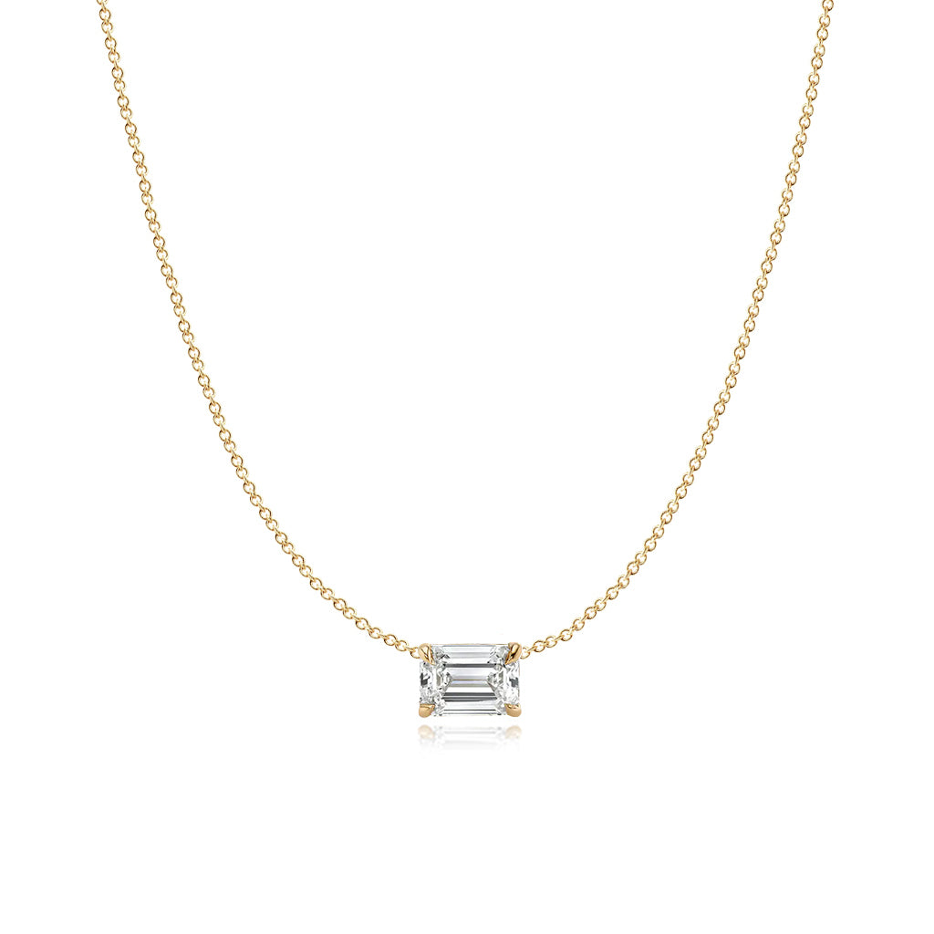 Solitaire Lab Diamond Necklace 4CT