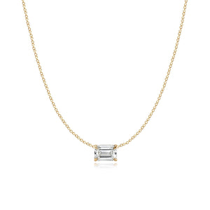 Solitaire Lab Diamond Necklace 4CT
