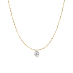 Solitaire Lab Diamond Necklace