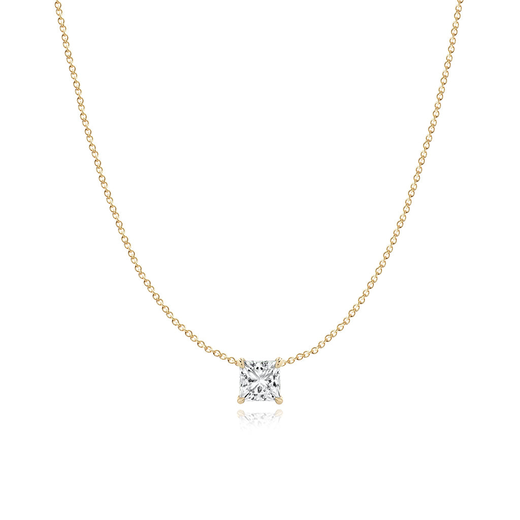 Solitaire Lab Diamond Necklace 2CT
