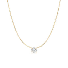 Solitaire Lab Diamond Necklace