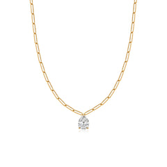 Solitaire Lab Diamond Necklace