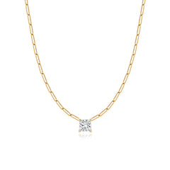 Solitaire Lab Diamond Necklace