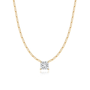 Solitaire Lab Diamond Necklace 4CT