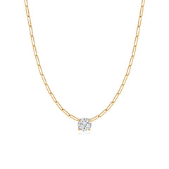 Solitaire Lab Diamond Necklace