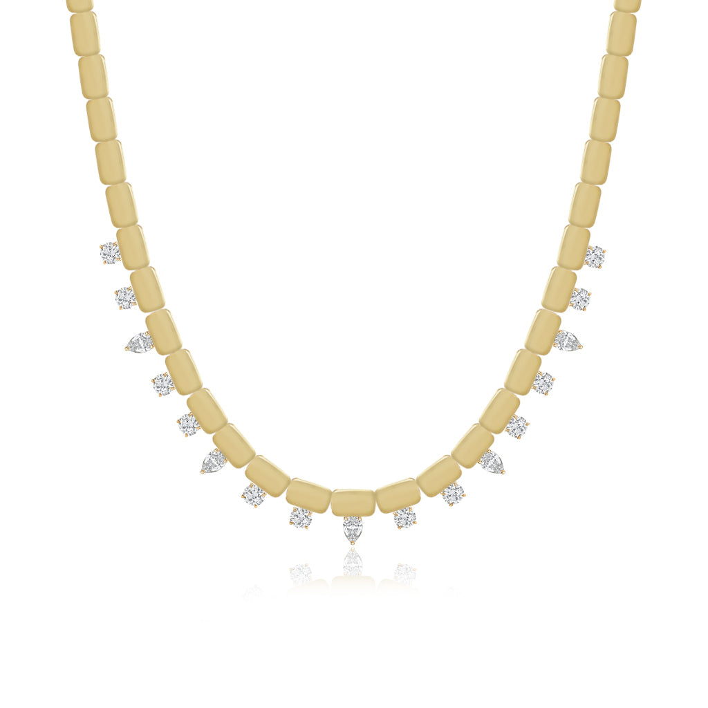 Spike Golden Necklace