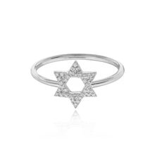 Load image into Gallery viewer, Star Of David Diamond Ring
