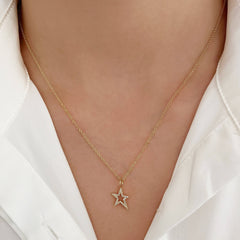 Small Cutout Star Charm