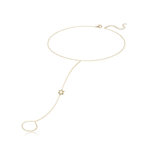 Star of David Hand Chain