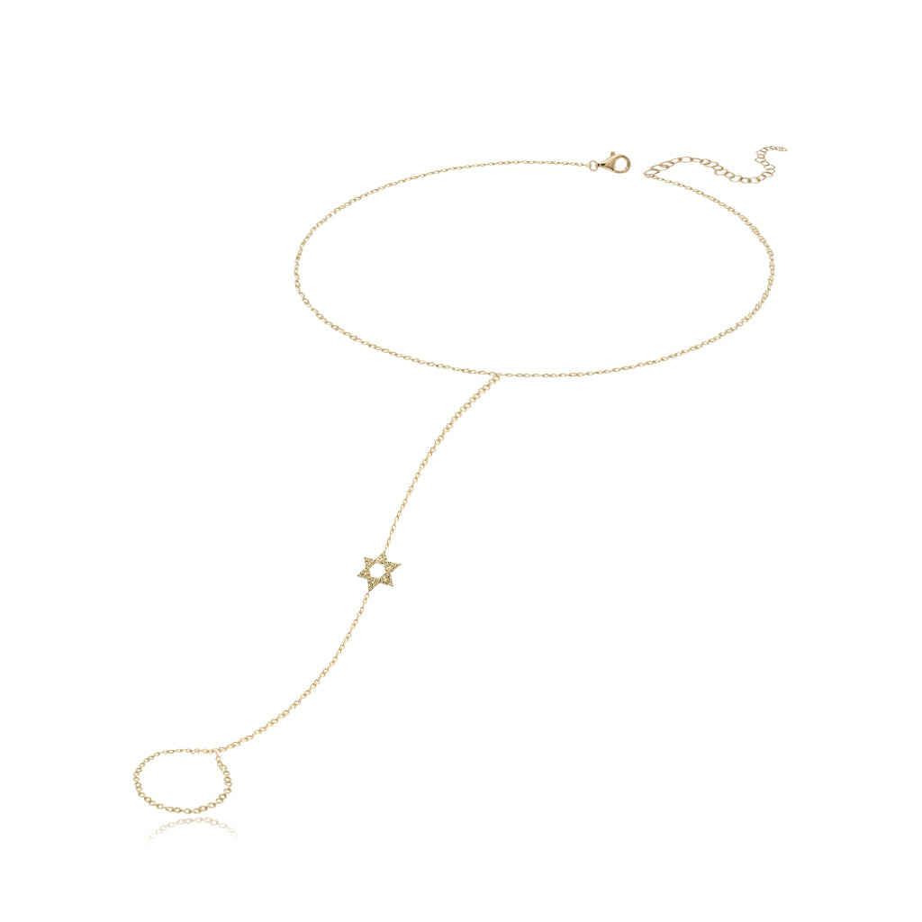 Star of David Hand Chain