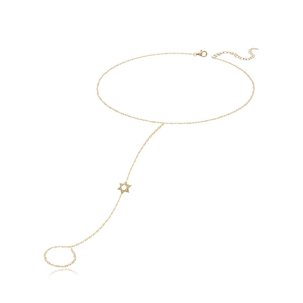 Star of David Hand Chain