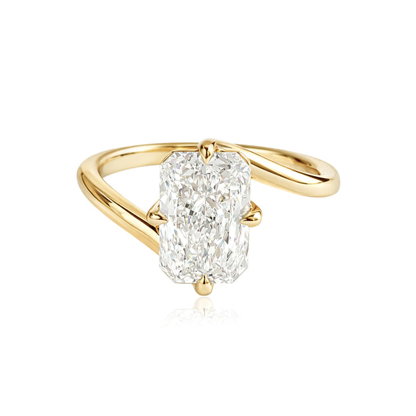 Swirl Engangement Ring