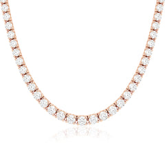 Classic Diamond Tennis Necklace