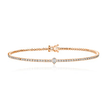 Load image into Gallery viewer, Solitaire Diamond Tennis Bracelet
