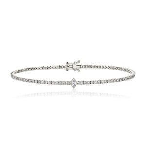 Solitaire Diamond Tennis Bracelet