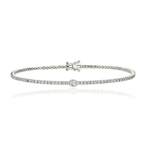 Solitaire Diamond Tennis Bracelet