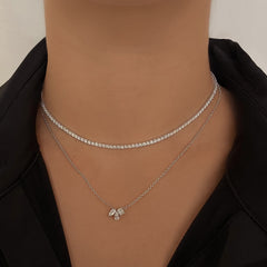 Diamond Tennis Choker Necklace