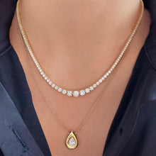 Load image into Gallery viewer, Dome Cloud Diamond Necklace
