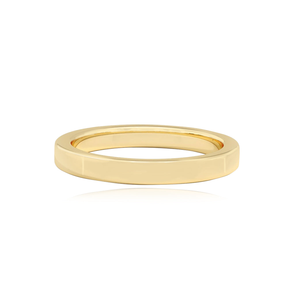Thick Gold Wedding Ring