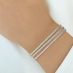 Thin Pave Bangle