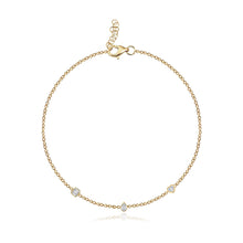 Load image into Gallery viewer, Multi Shape Diamonds Solitaire Bracelet
