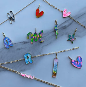 Star Tie Dye Charm