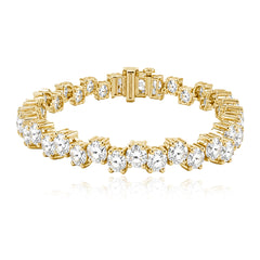 Tiered Diamond Tennis Bracelet
