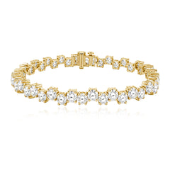 Tiered Diamond Tennis Bracelet