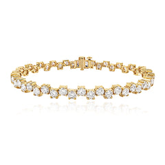 Tiered Diamond Tennis Bracelet