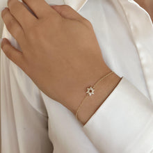 Load image into Gallery viewer, Tiny Pave Star of David Bracelet
