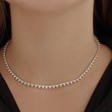 Load image into Gallery viewer, Trio Diamond Tennis Necklace
