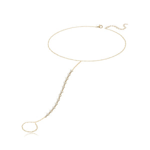 Trio diamonds hand chain