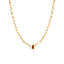 Load image into Gallery viewer, Medium Two-Gemstones Necklace
