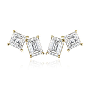 Two Shape Lab Diamond Earrings