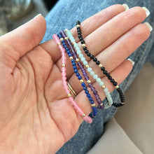 Load image into Gallery viewer, Gemstone and Gold Bead Bracelet
