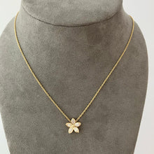 Load image into Gallery viewer, Marquise Bezel Flower Chain Necklace
