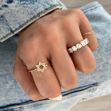 Load image into Gallery viewer, Star Of David Diamond Ring
