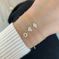 Pave Heart Bracelet