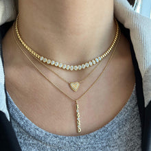 Load image into Gallery viewer, Cutout Gold Initials &amp; Bezel Charm
